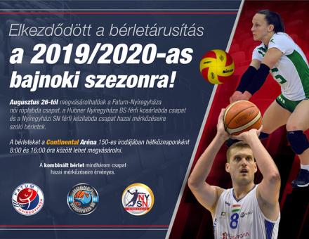 Elkezdtük a jegyek és bérletek árusítását!